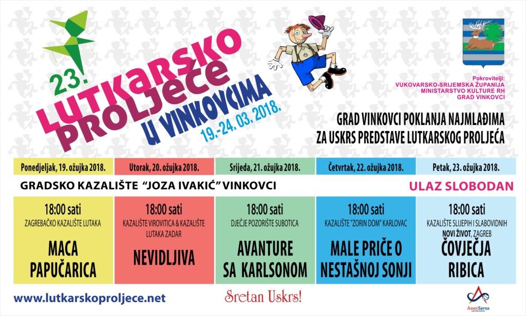 23. Lutkarsko proljeće u Vinkovcima