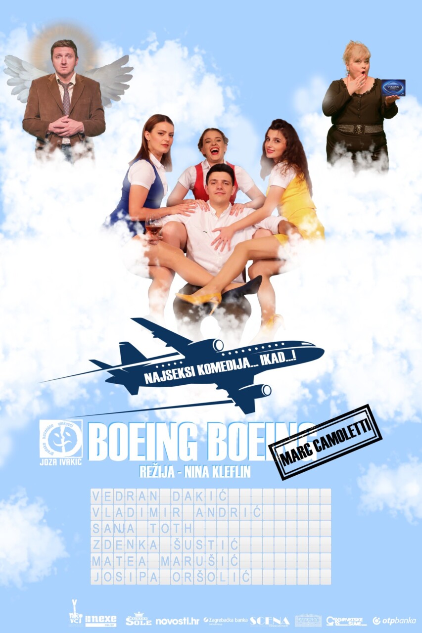Komedija "Boeing Boeing", plakat