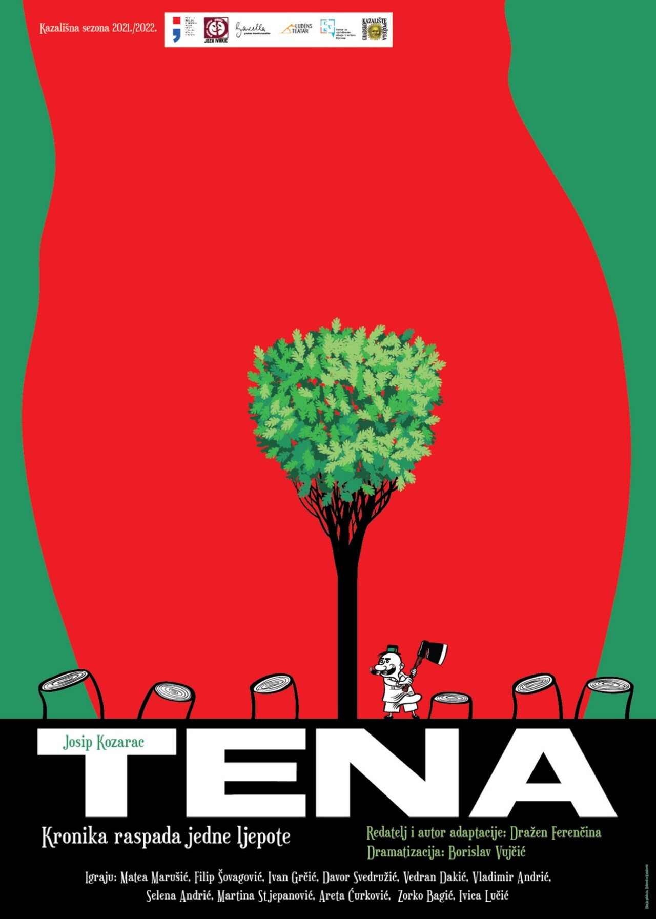 Tena - kronika raspada jedne ljepote - plakat