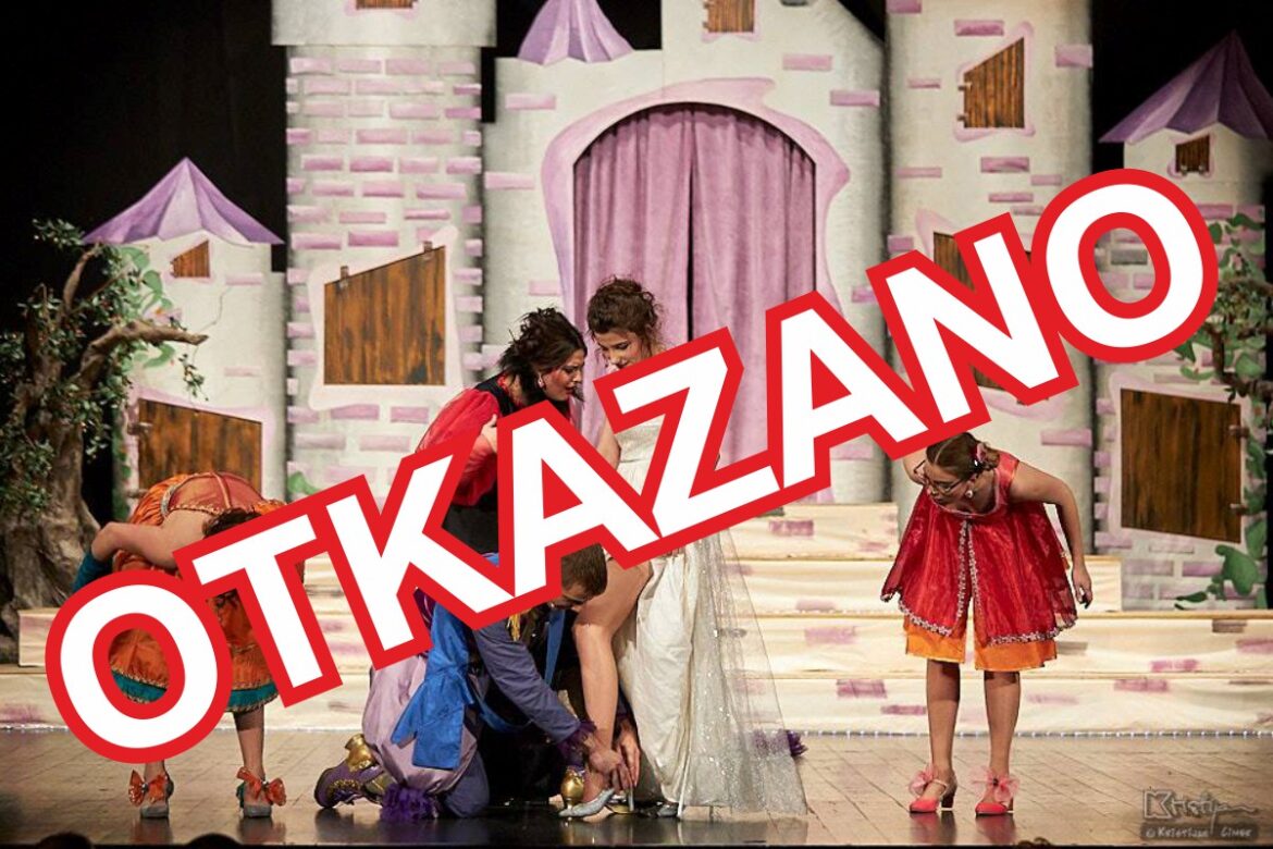 “Pepeljuga”, mjuzikl za djecu – OTKAZANO