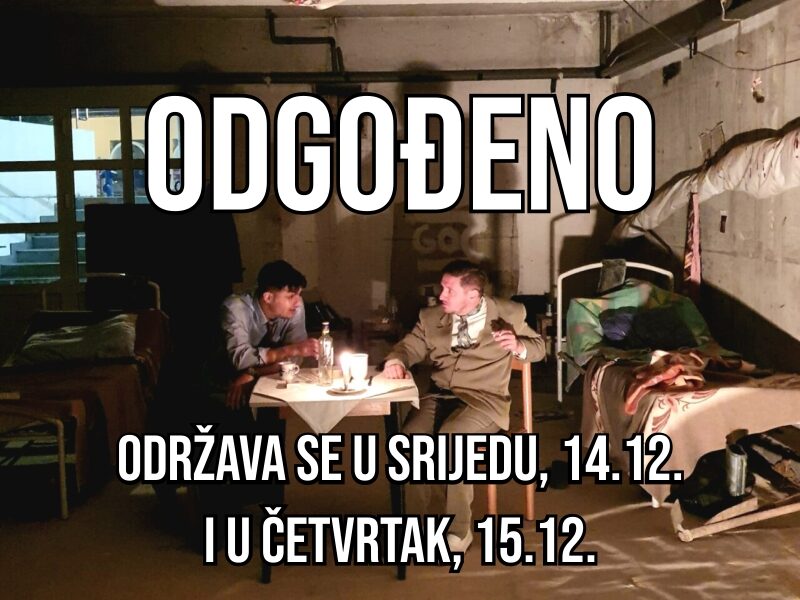 ODGOĐENO: Komedija Sławomira Mrożeka: “EMIGRANTI”