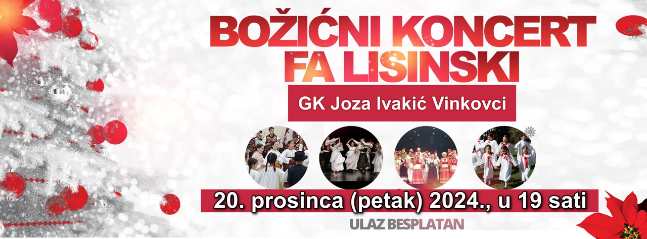 Tradicionalni Božićni koncert Folklornog ansambla "Lisinski"