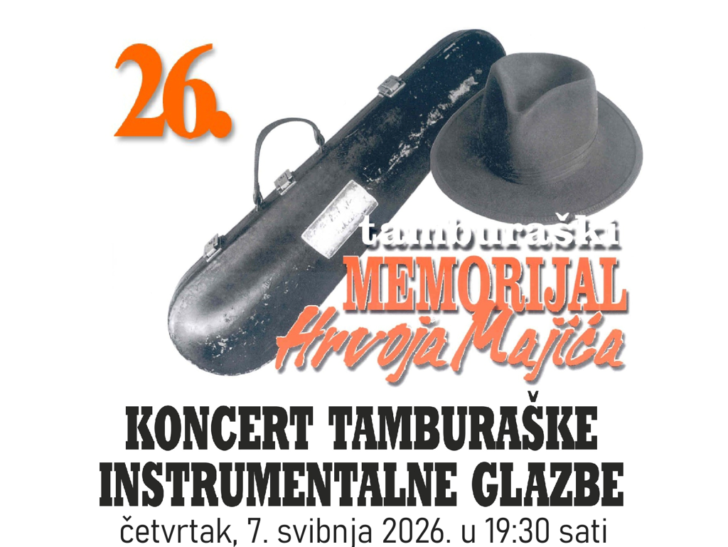 26. TAMBURAŠKI MEMORIJAL HRVOJA MAJIĆA