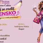 "Nemoj se rodit ka' žensko", komedija, telop